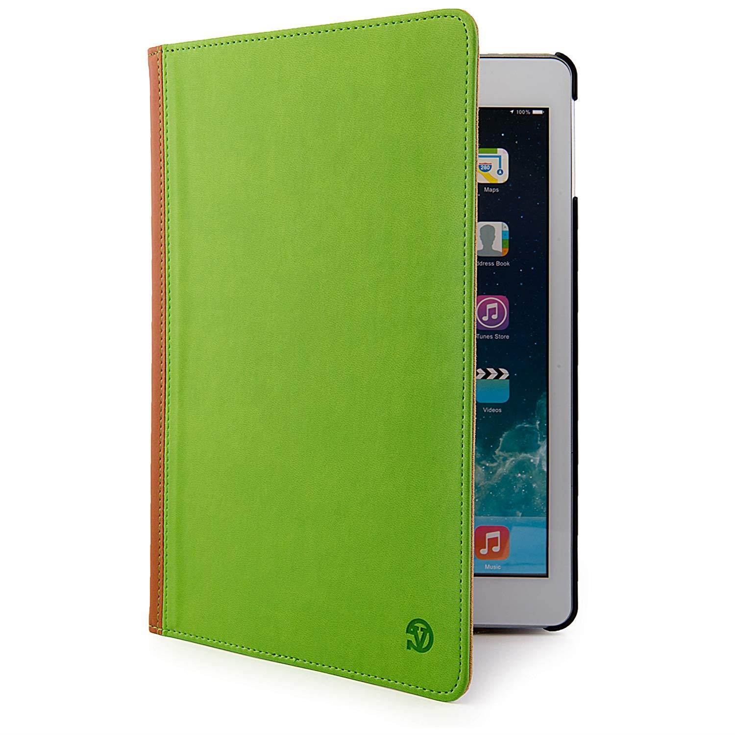 Mary Portfolio Self Stand Case for iPad Air with Sleep Mode and Camera Hole