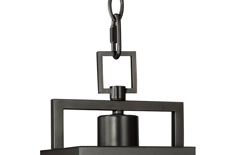 Bel Air Lighting Outdoor Hanging Pendant Black
