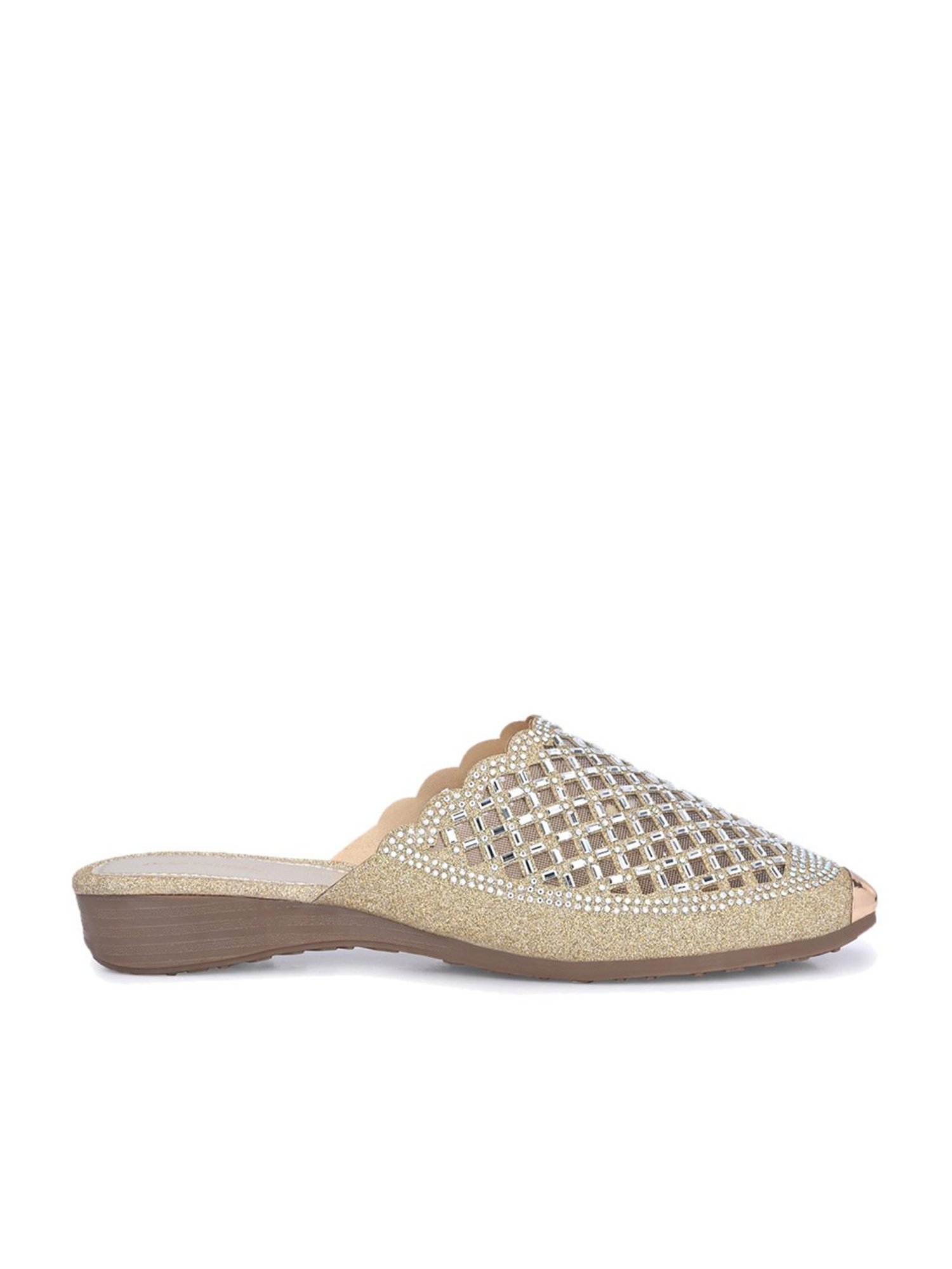 Clog London Women's Golden Mule Shoes