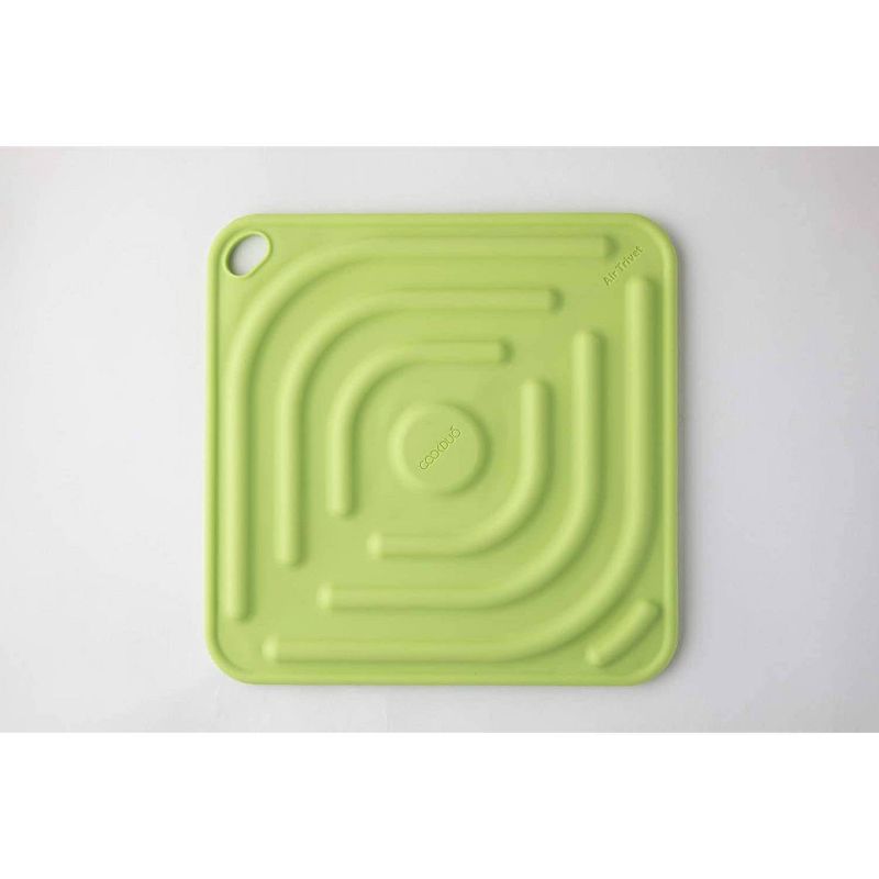 Cookduo Air Trivet - Lime Silicone Trivet and Pot Holder