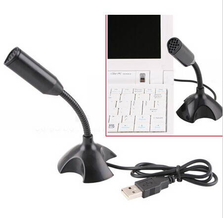 Tekit New USB Mini Professional recording Microphone for PC laptop desktop MAC, USB Mini microphone(black)