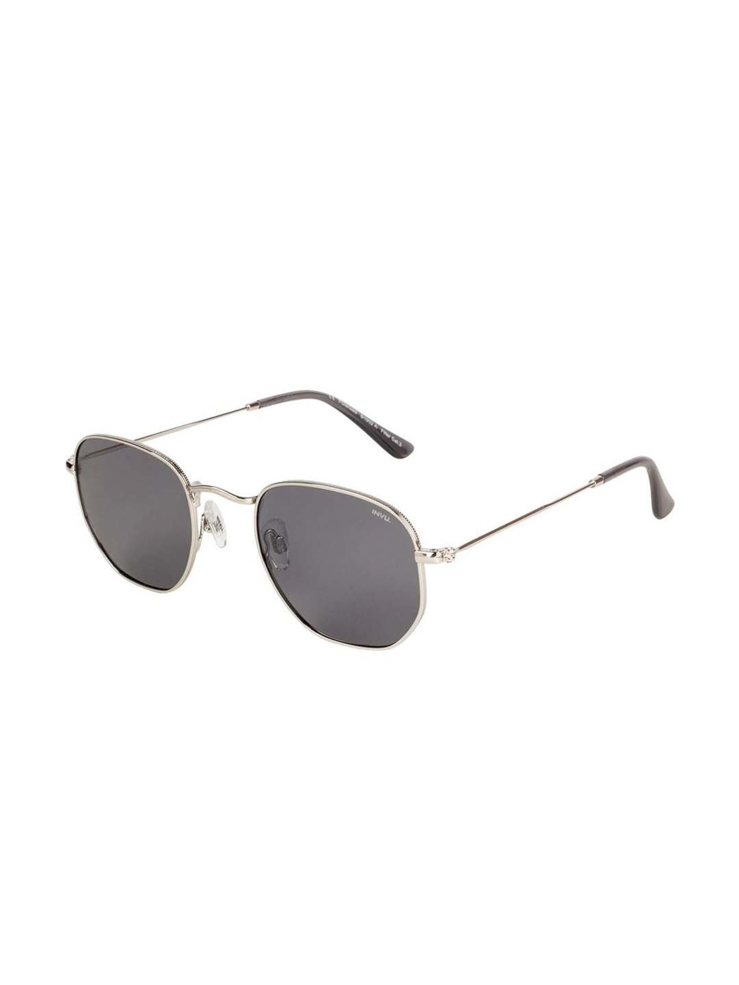 INVU Grey Beveled UV Protection Sunglasses for Men