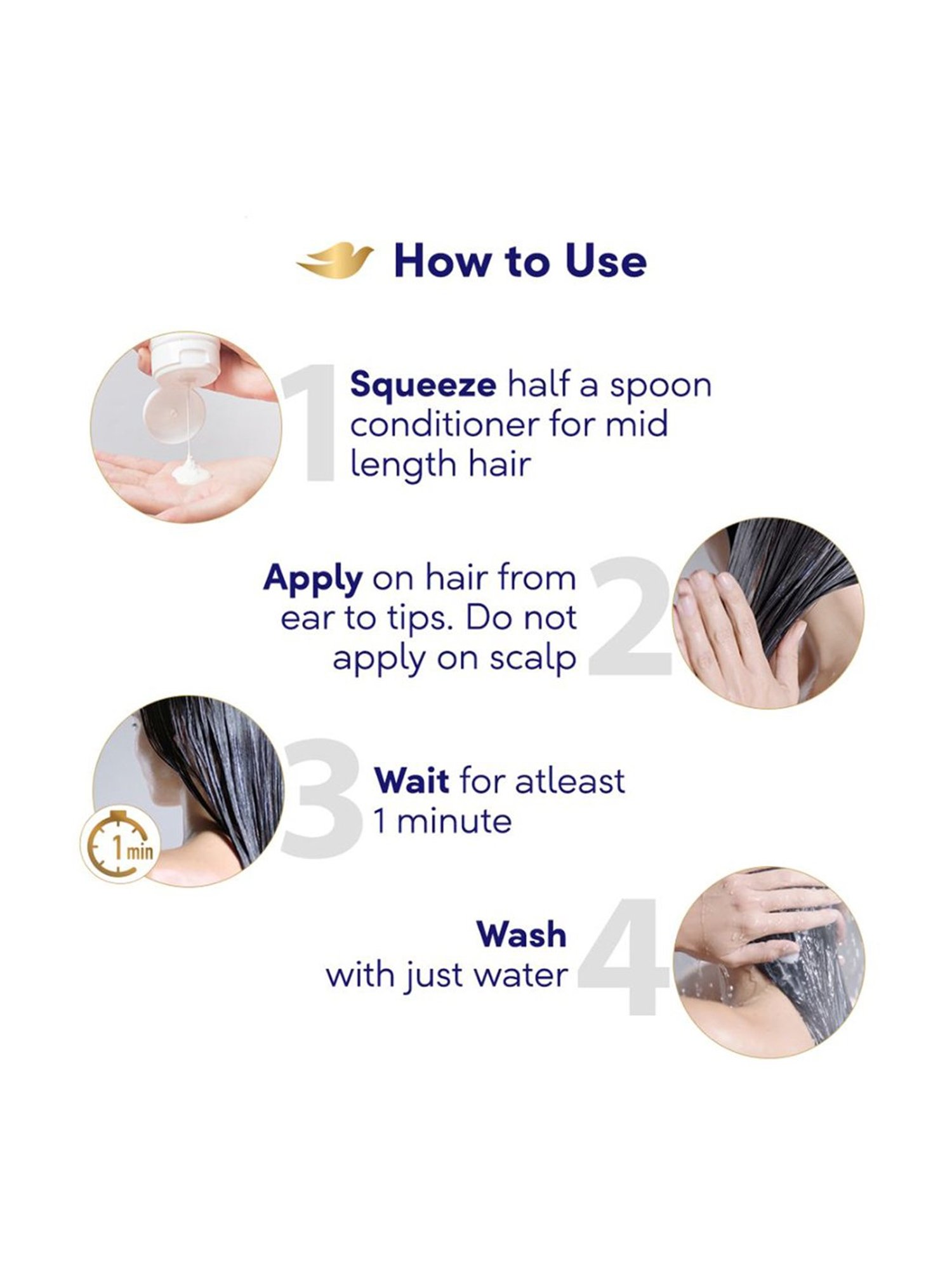 Dove Daily Shine Conditioner - 80 ml