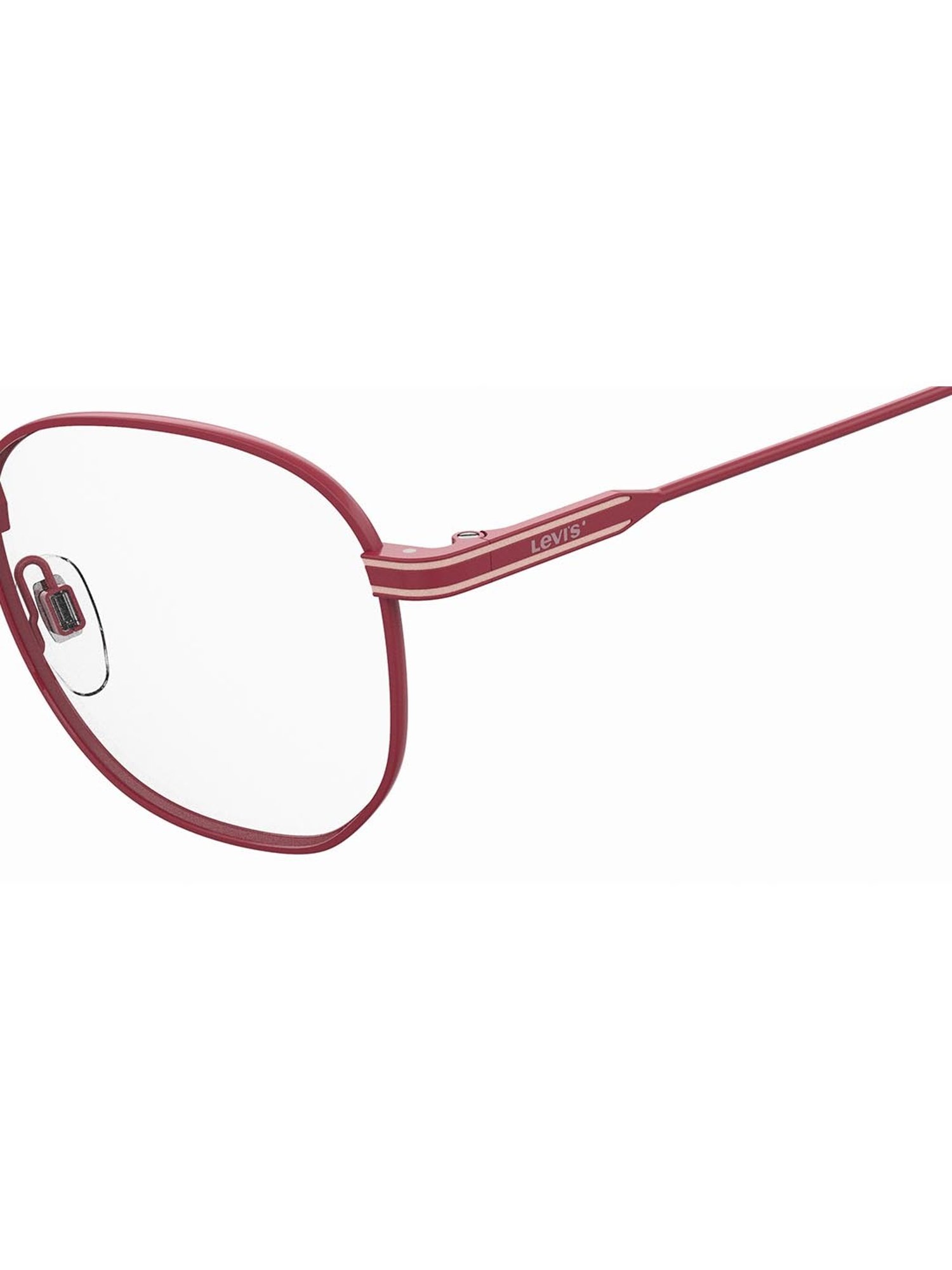 Levi's Maroon Square Unisex Eye Frames
