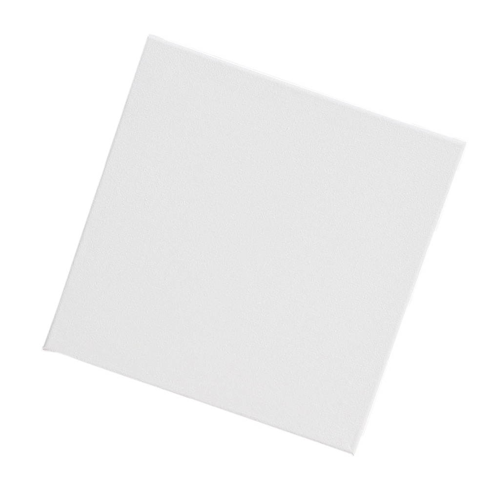 Square Shape Cotton Wood Blank Oil Painting Picture Frame Custom Solid Wood Painting Frame 10X10CM (White)