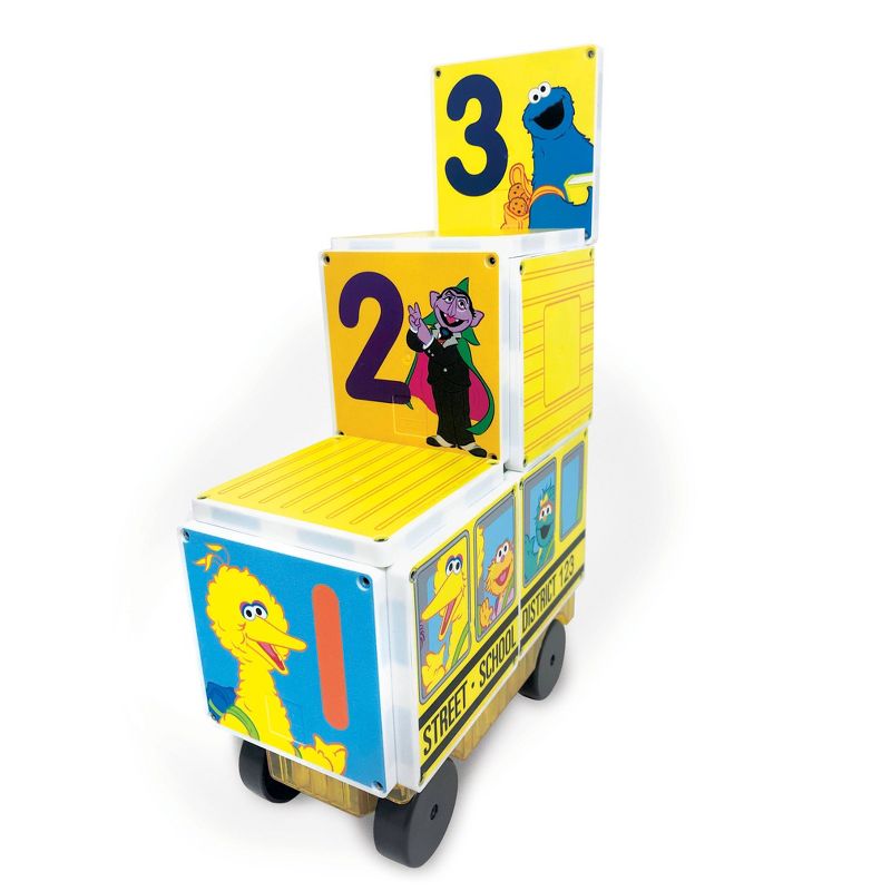 Magna-Tiles Sesame Street School Bus
