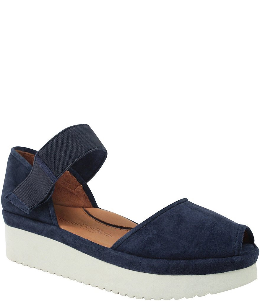 L'Amour Des Pieds Amadour Suede Flatform Sandals