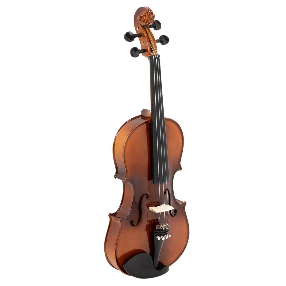 Glarry GV305 4/4 Bright Matte Natural Violin+Case+Bow+Rosin+Shoulder Rest+Tuner