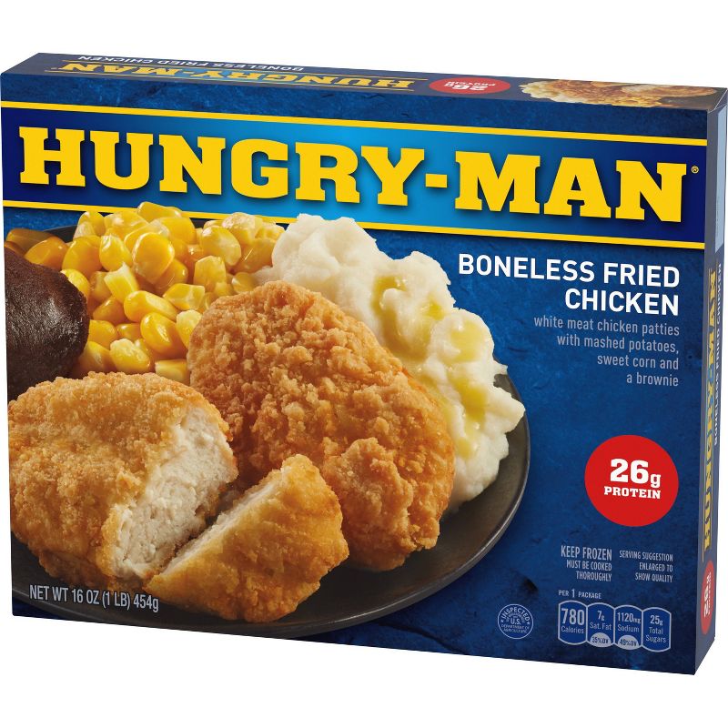 Hungry-Man Boneless Fried Chicken Frozen Dinner - 16oz