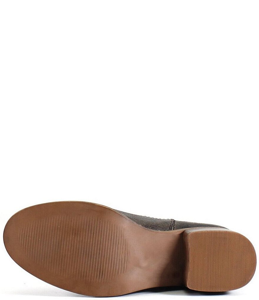 Diba True Walnut Grove Distressed Leather Western Booties