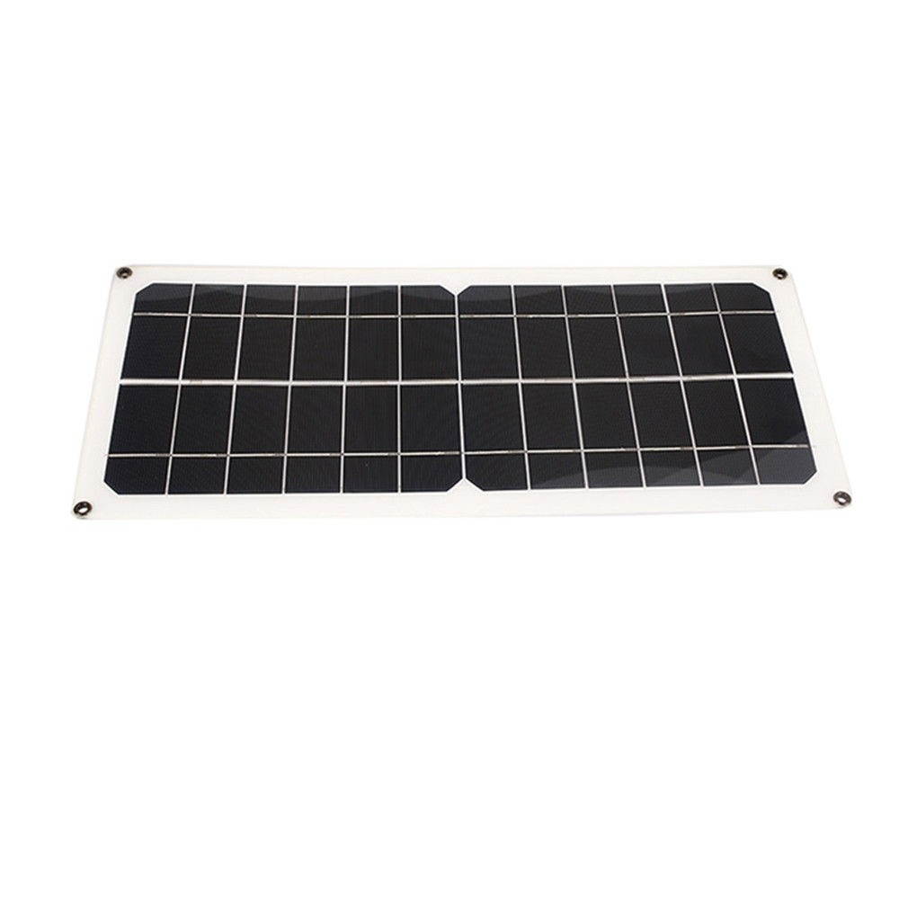 Monocrystaline Solar Panel USB Charger Kit with 10A Solar Controller & Cables
