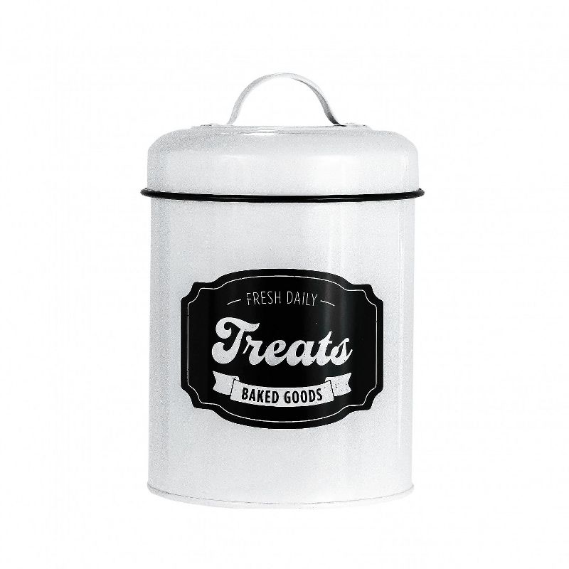 Amici Pet Fresh Daily Metal Food Canister, Medium, 64oz