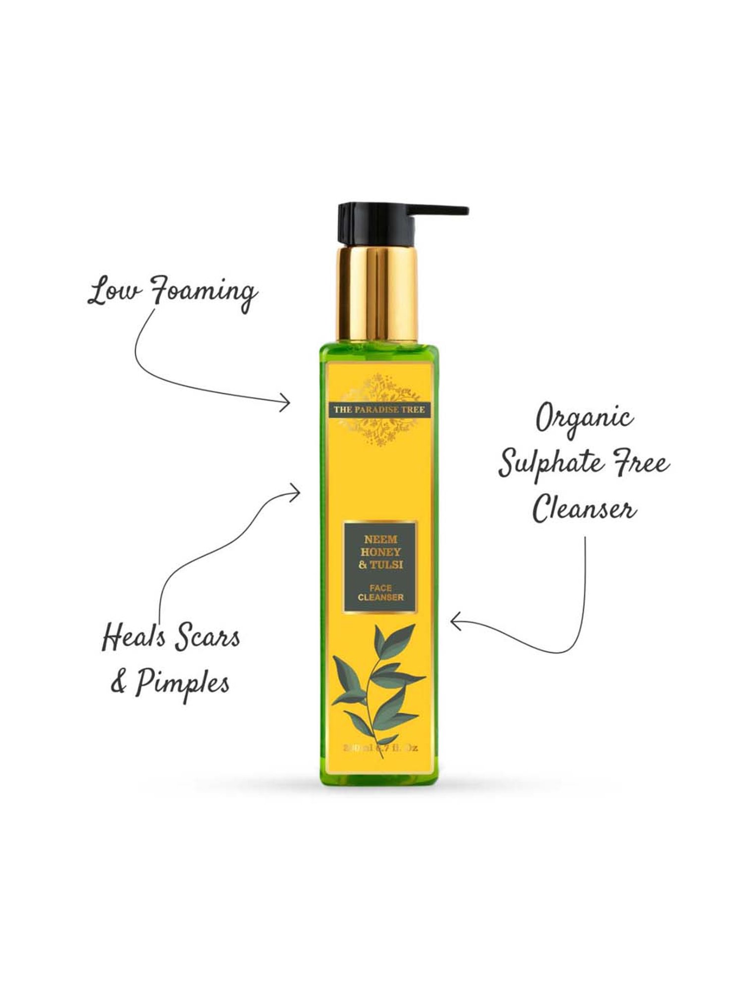 The Paradise Tree's Neem Honey and Tulsi Face Cleanser - 200 ml