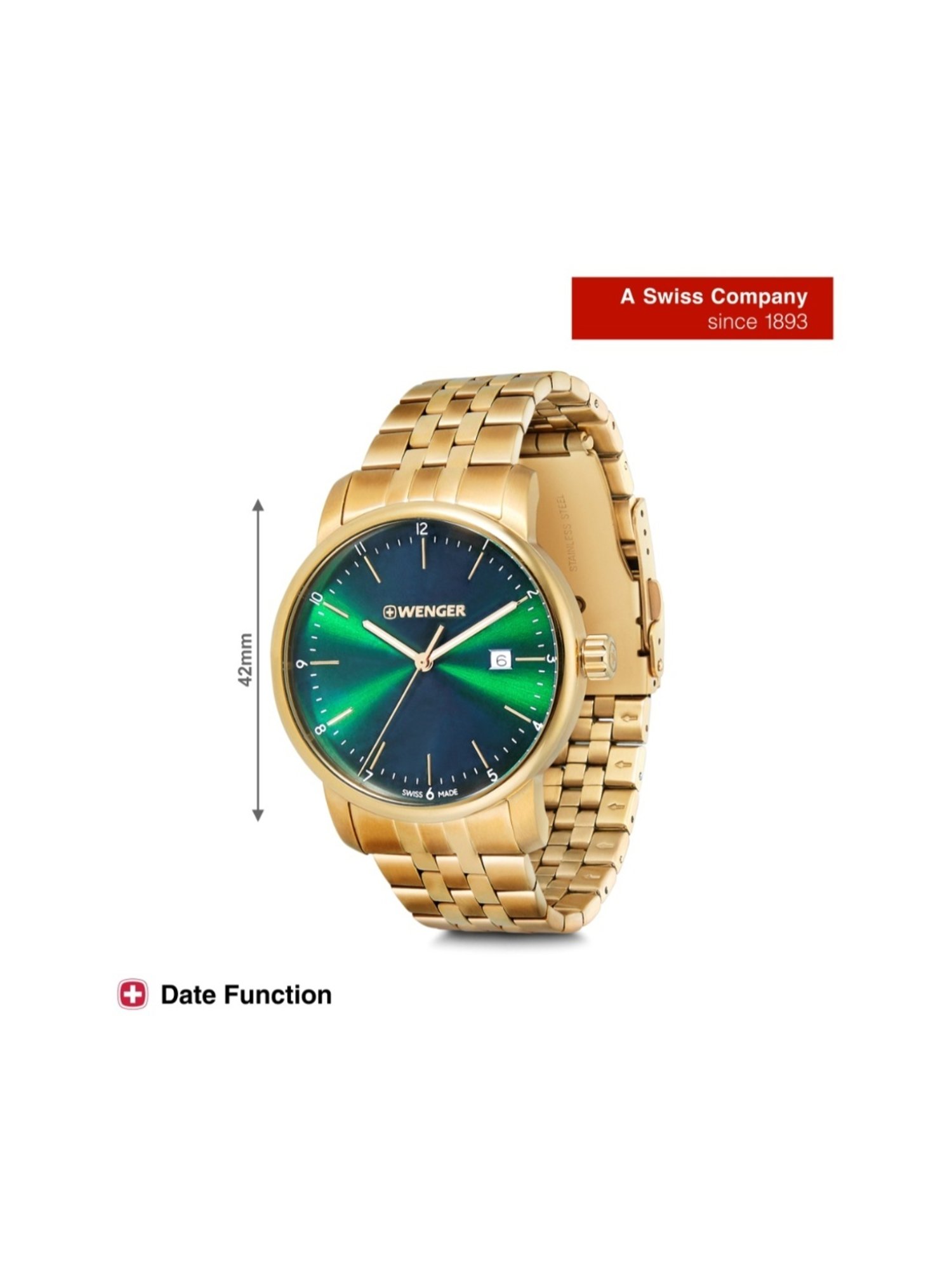 Wenger Swiss Made 01.1741.129 Urban Classic Analog Watch for Men