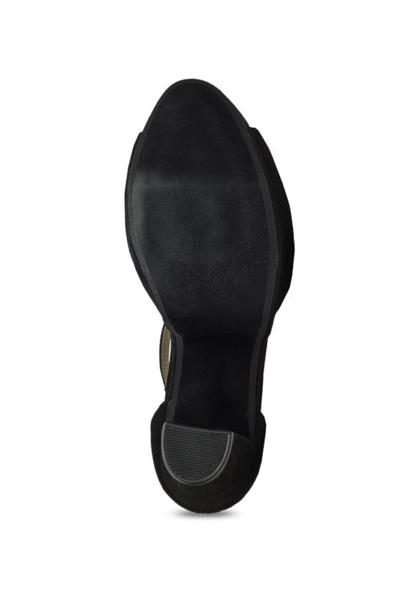 Hidesign Black Ankle Strap Peeptoe Sandals