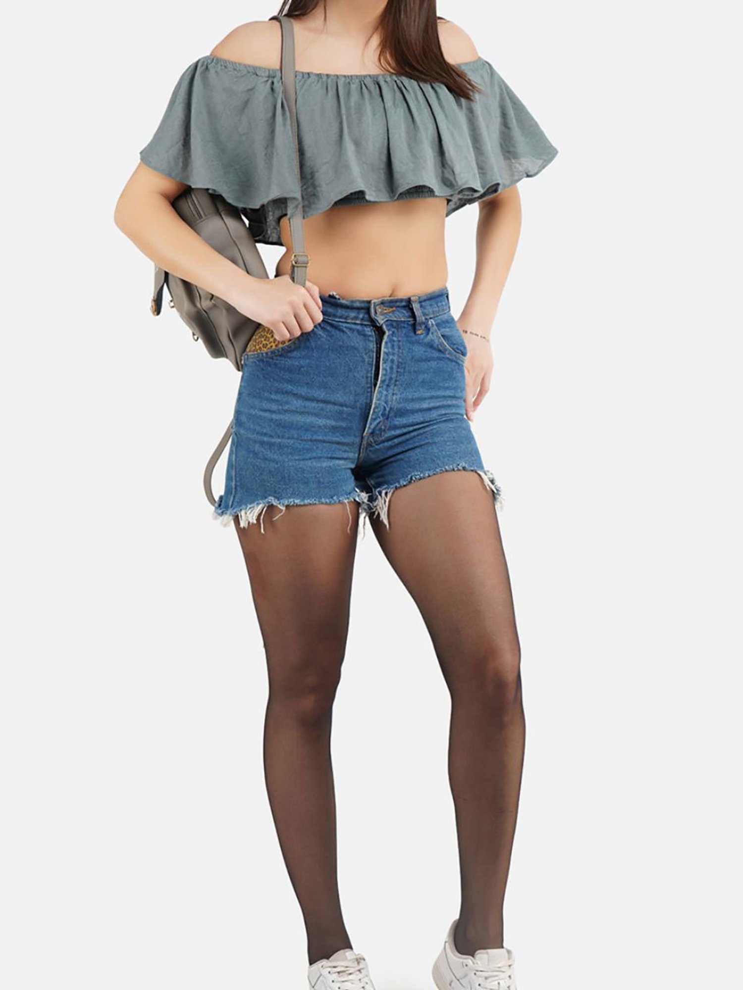 Secrets By ZeroKaata Black Skinny Fit Stockings