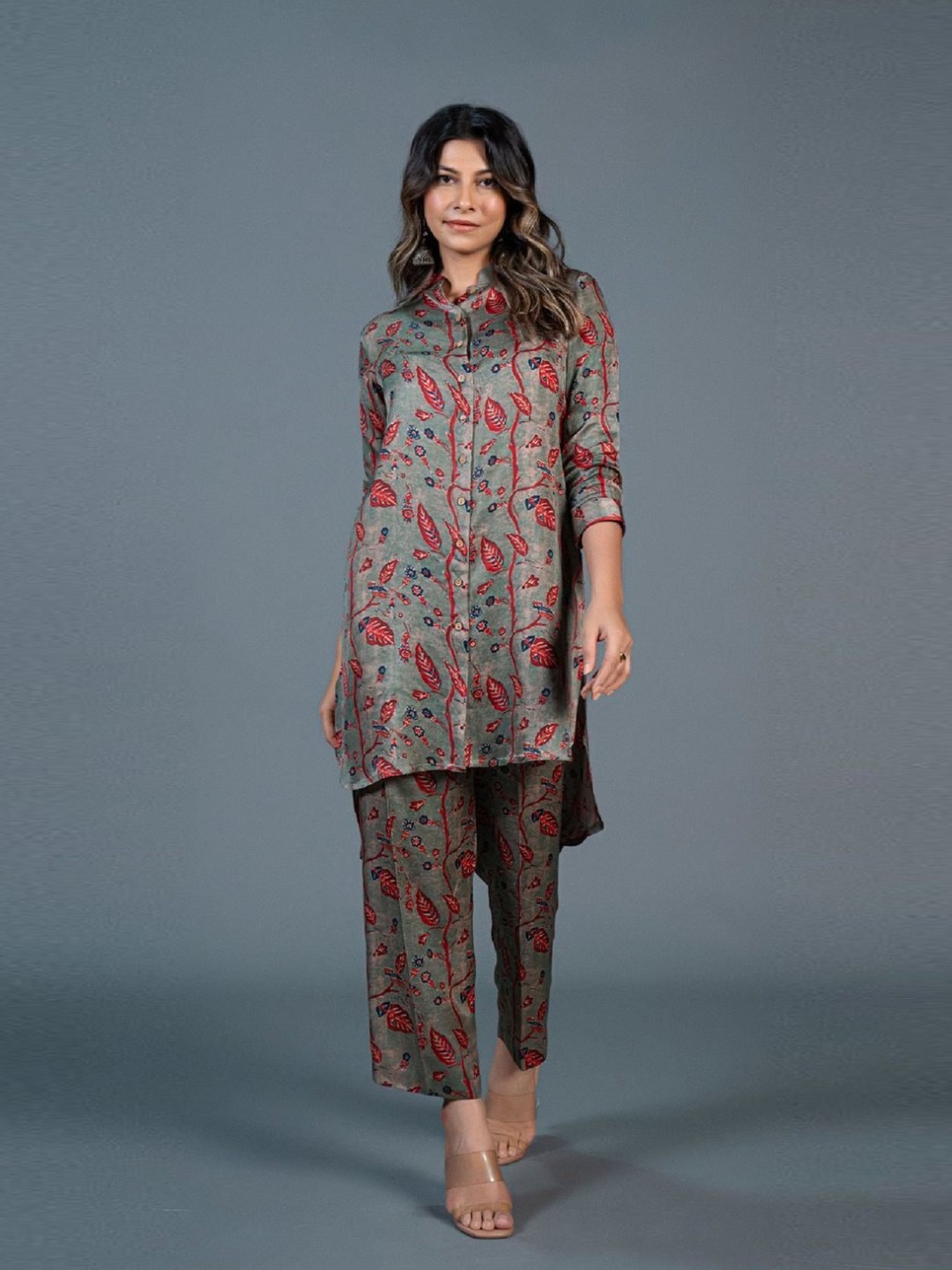 Eeshva India Grey Co-Ord Set