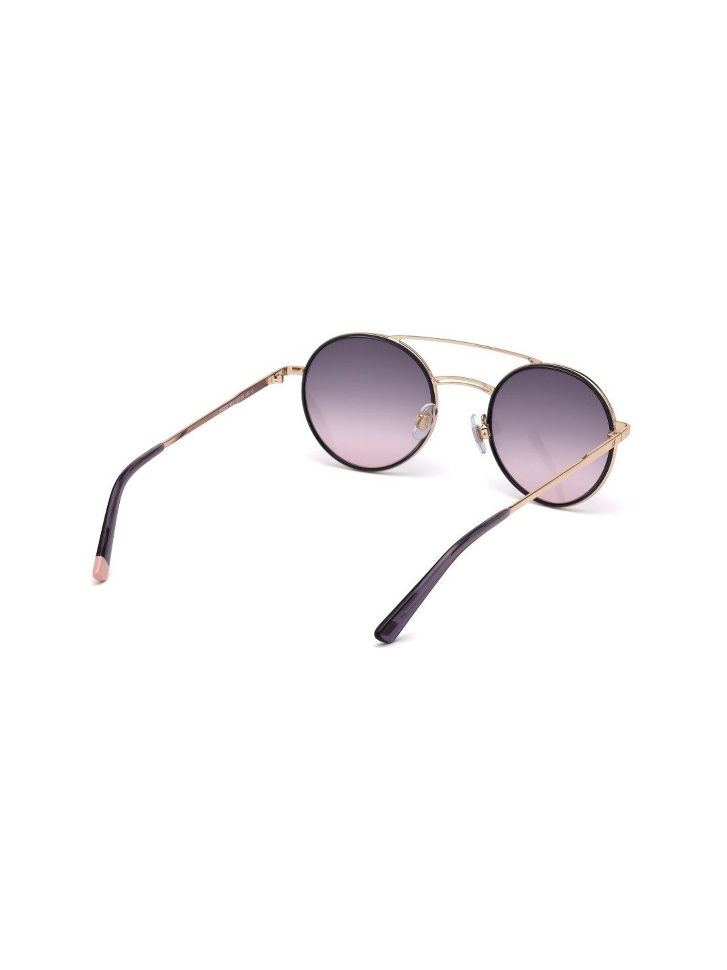 Web Eyewear Purple Round Sunglasses for Women Designed in Italy