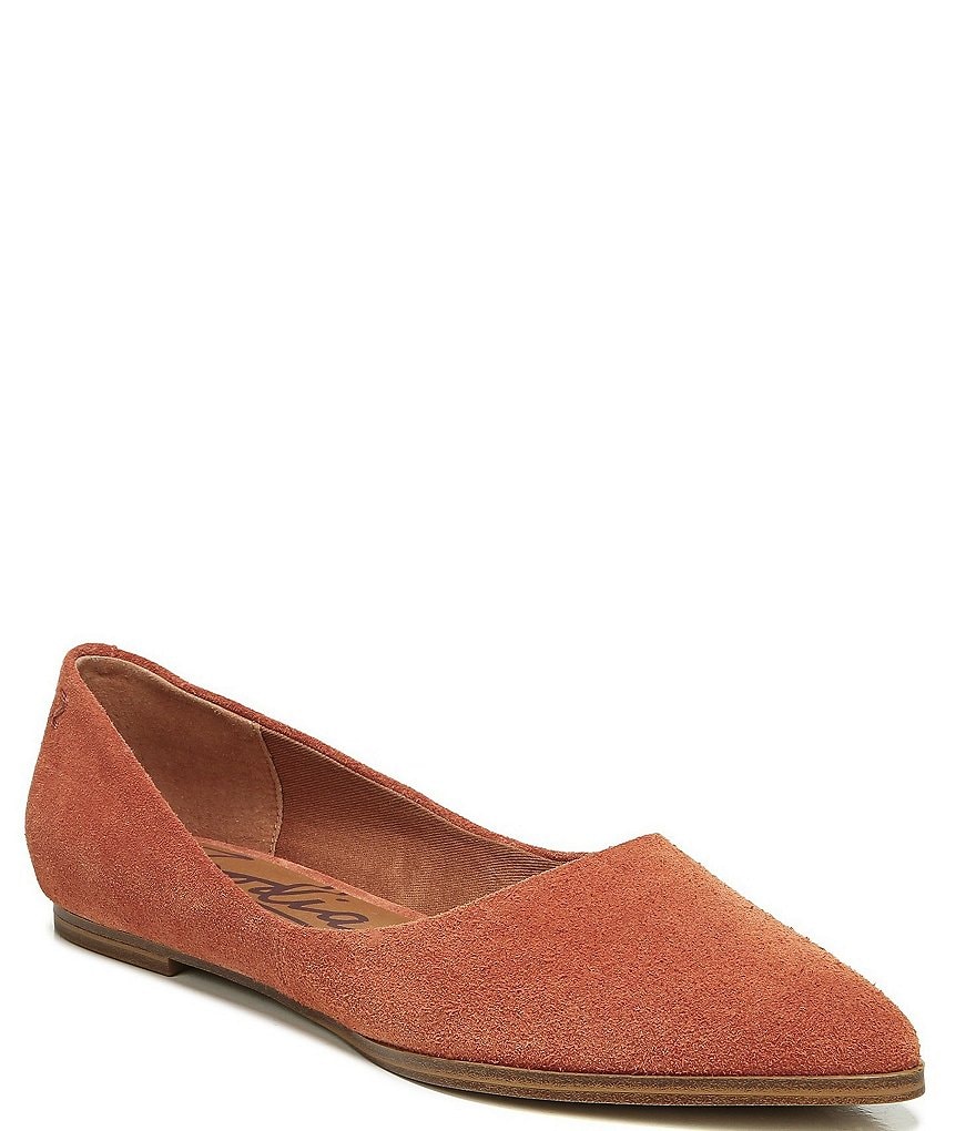 Zodiac Hill Suede Pointed Toe Flats