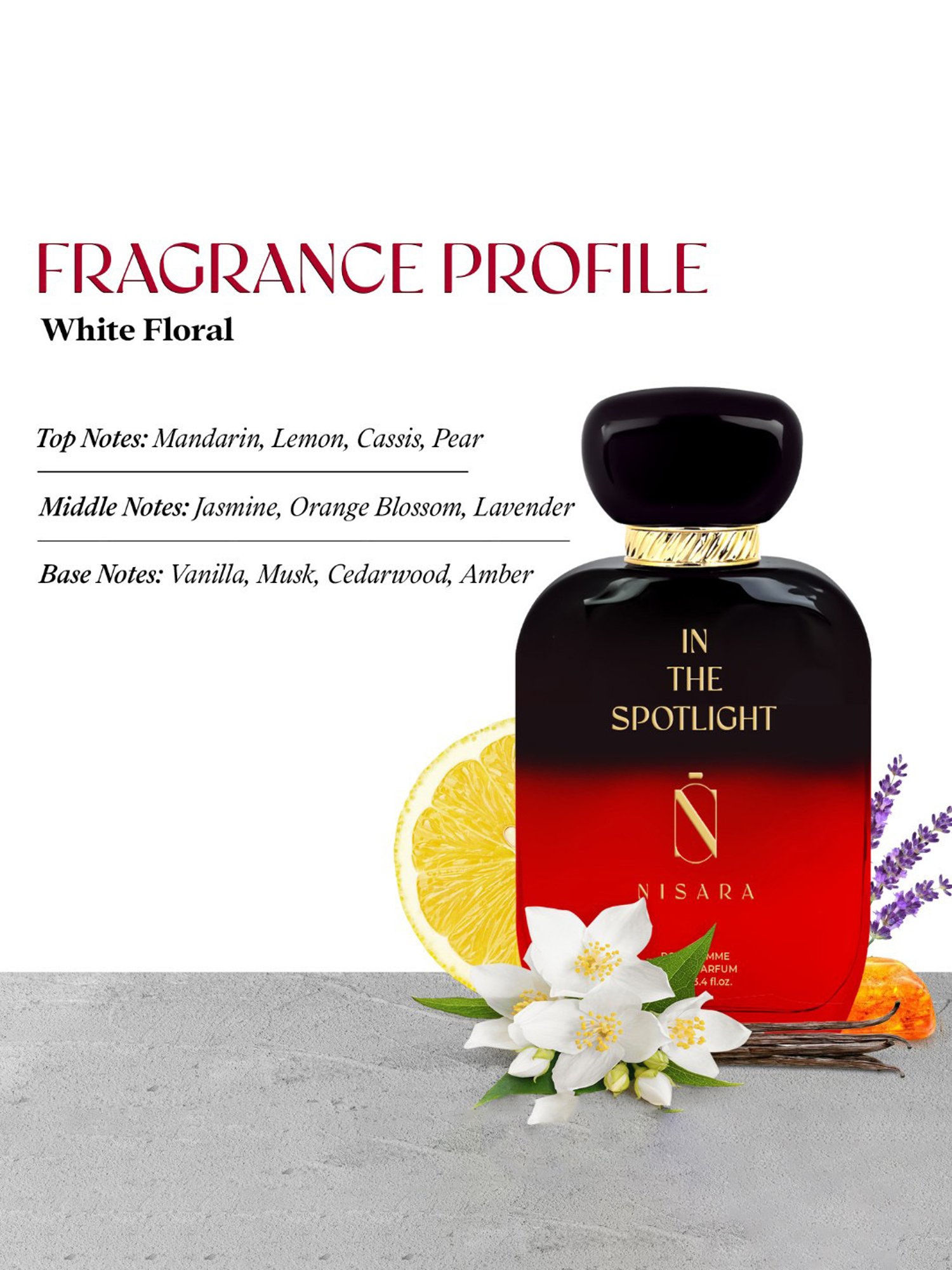 NISARA In the Spotlight Eau de Parfum for Women - 100 ml