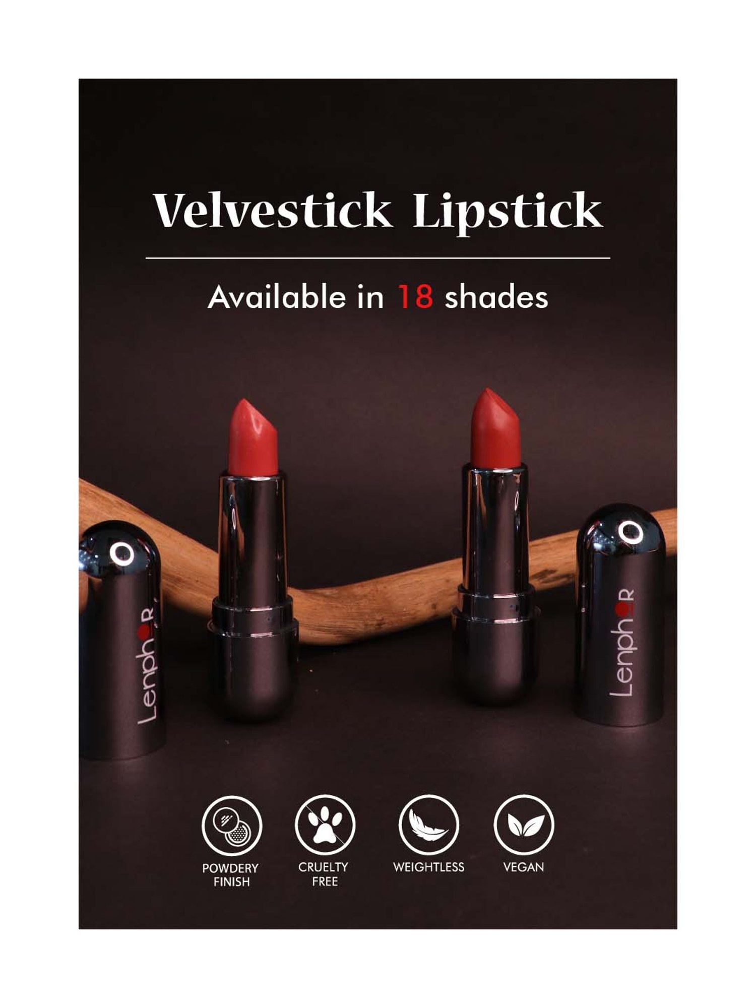 Lenphor Velvestick Lipstick Peachy Delight 11 - 4 gm