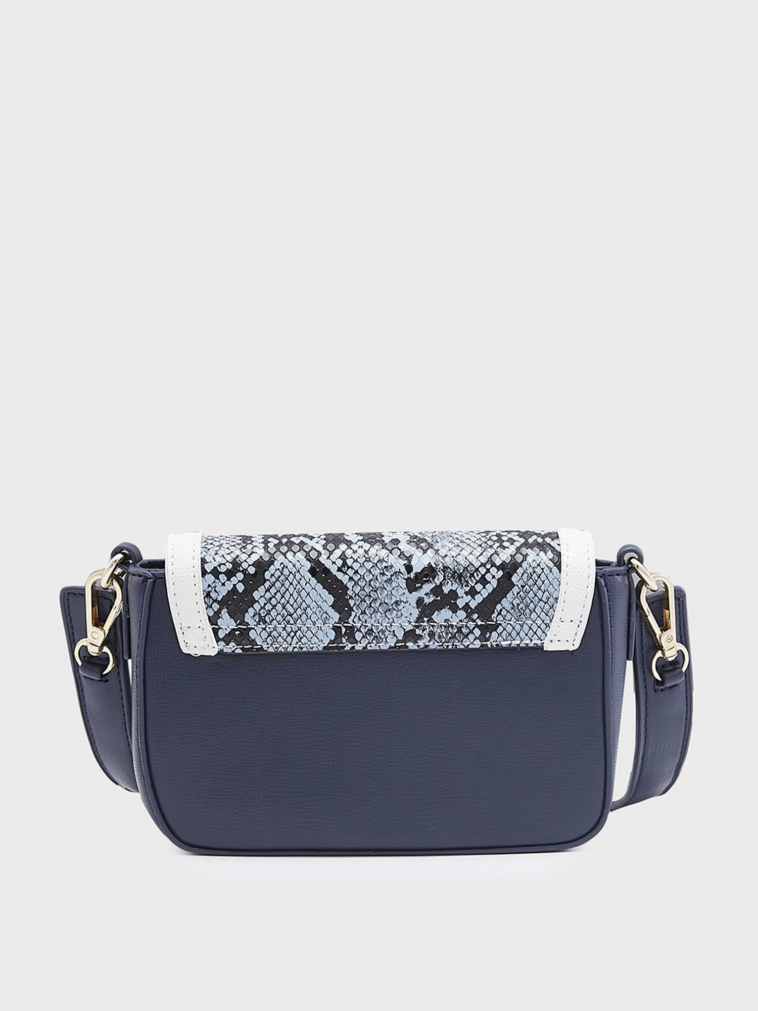 Caprese Navy Textured Small Sling Handbag