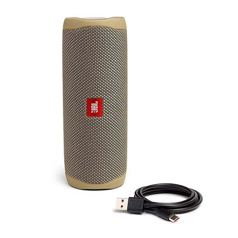 FLIP 5, Waterproof Portable Bluetooth Speaker, Sand (New Model)