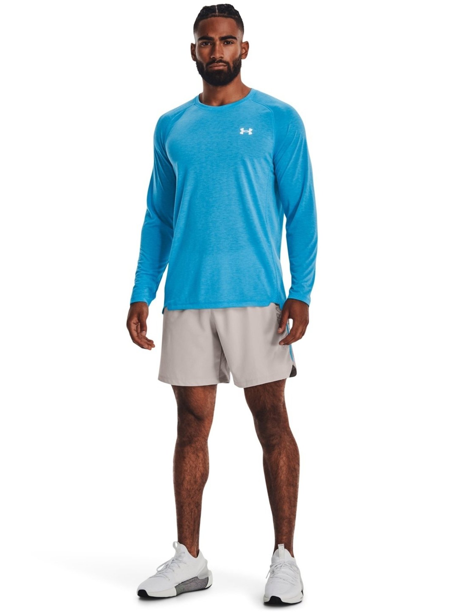 Under Armour Grey Fitted Sports Shorts