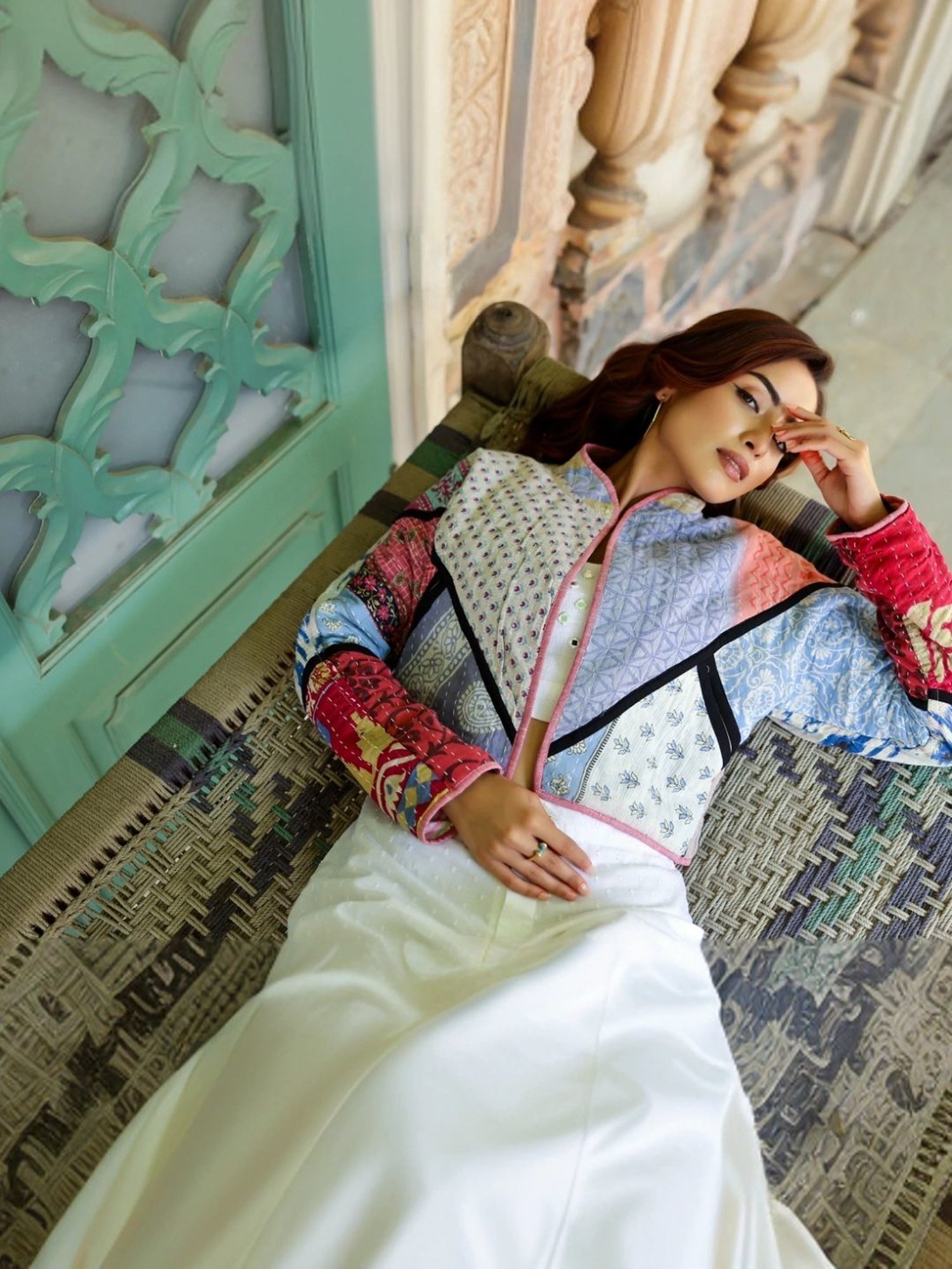 Gulaal Multicolored Reversible Patchwork Jacket