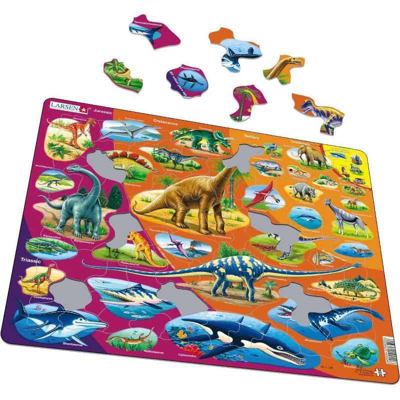 Larsen Puzzles Nature History Kids Jigsaw Puzzle - 85pc