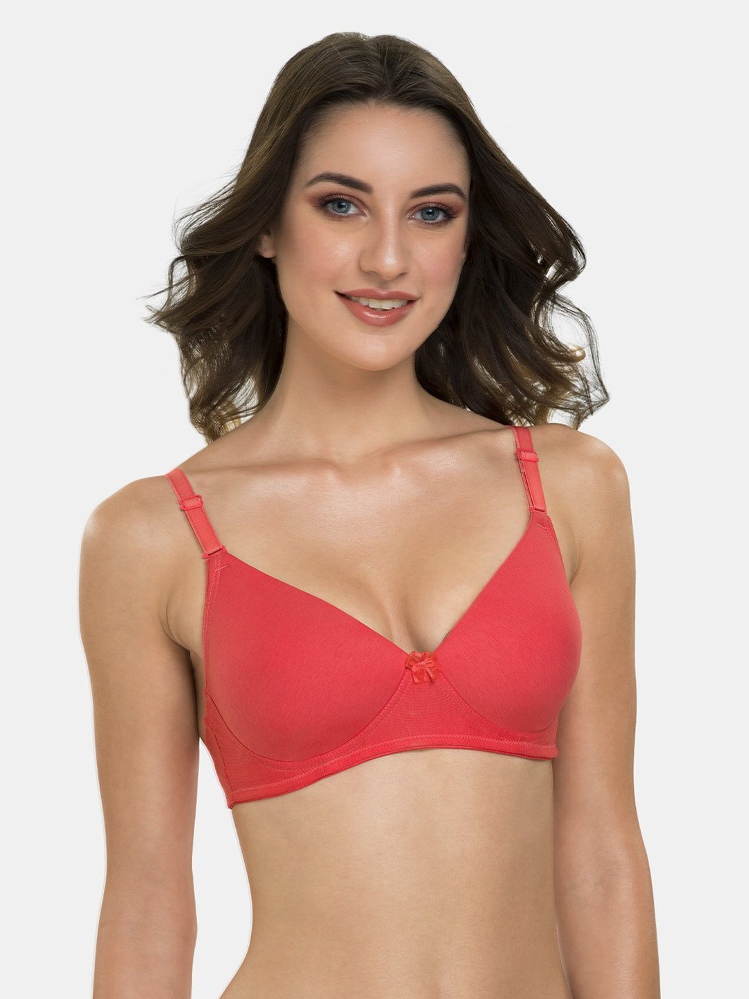 Tweens Coral Non Wired Padded T-Shirt Bra