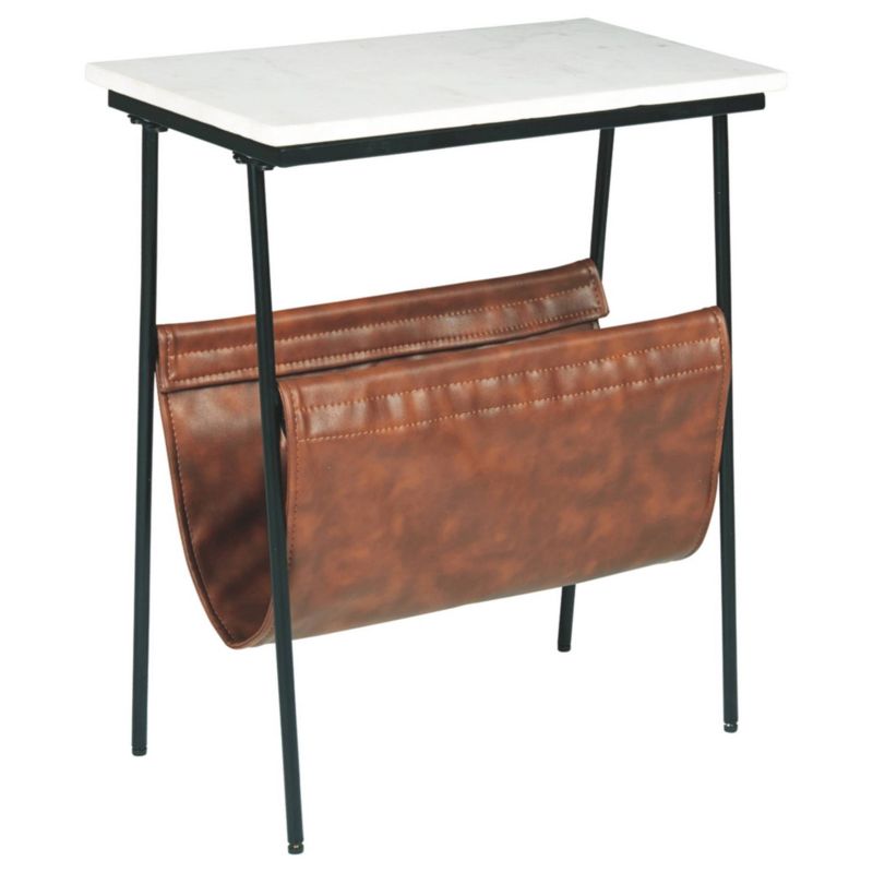 Etanbury Accent Table Brown/Black/White - Signature Design by Ashley