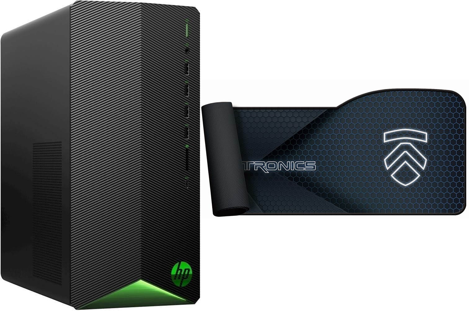 2021 Latest Pavilion Gaming Desktop Computer (Intel Core i5-11400, NVIDIA RTX 3060Ti Graphics Card, Windows 10 Home, 512GB NVMe SSD + 8GB DDR4 RAM, 500 Watt Power Supply) VR Ready PC