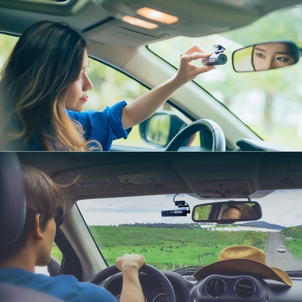 Global Version Xiaomi 70mai Smart Dash Cam 1S Car DVR 1080P HD Night Vision Voice Control WiFi Car Camera Smart Parking Monitor Car Recorder Upgrade Version