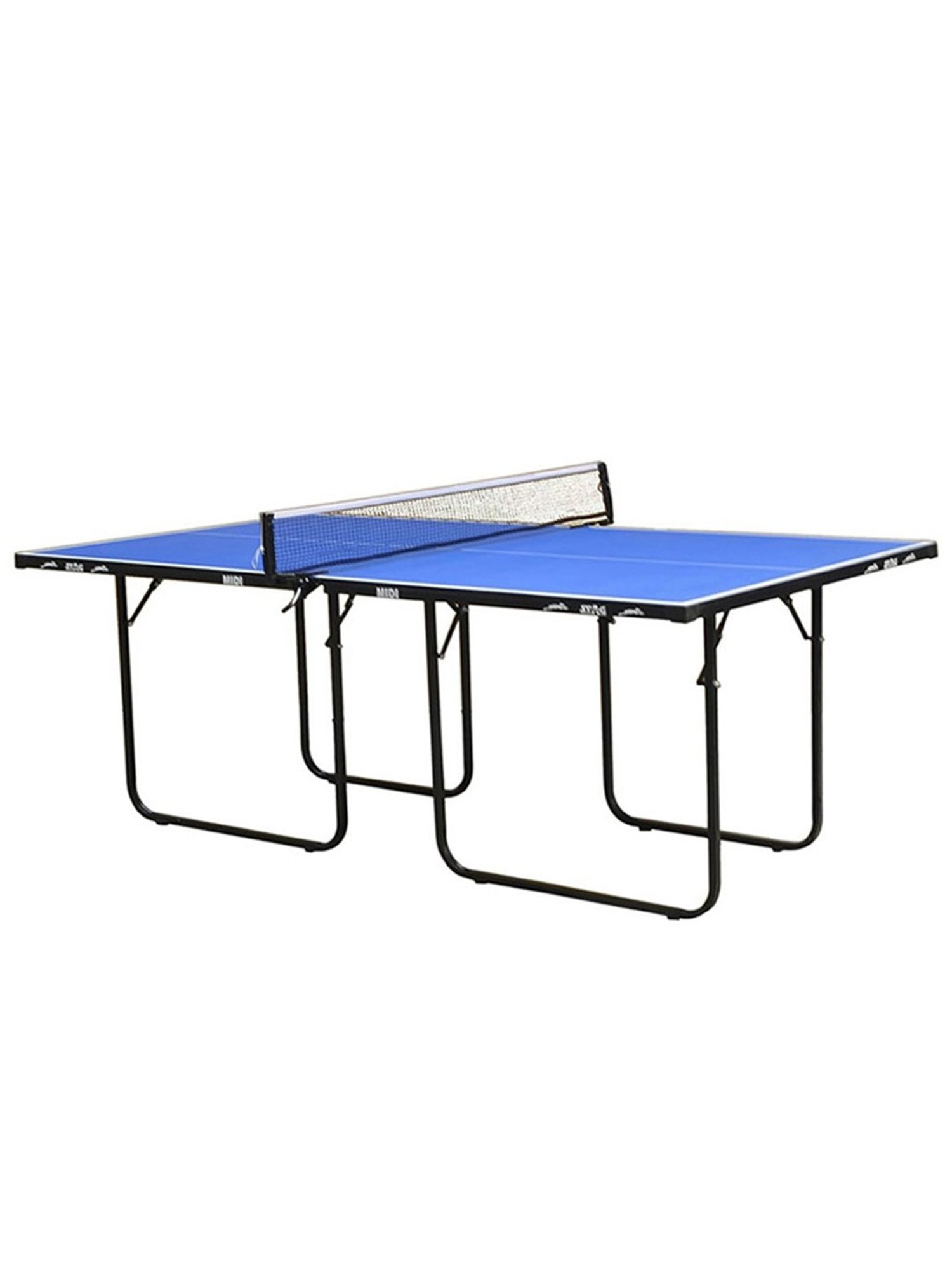 Stag Global 12mm Top Thickness Easily Foldable Space Saving Midi Table Tennis Table (Blue)