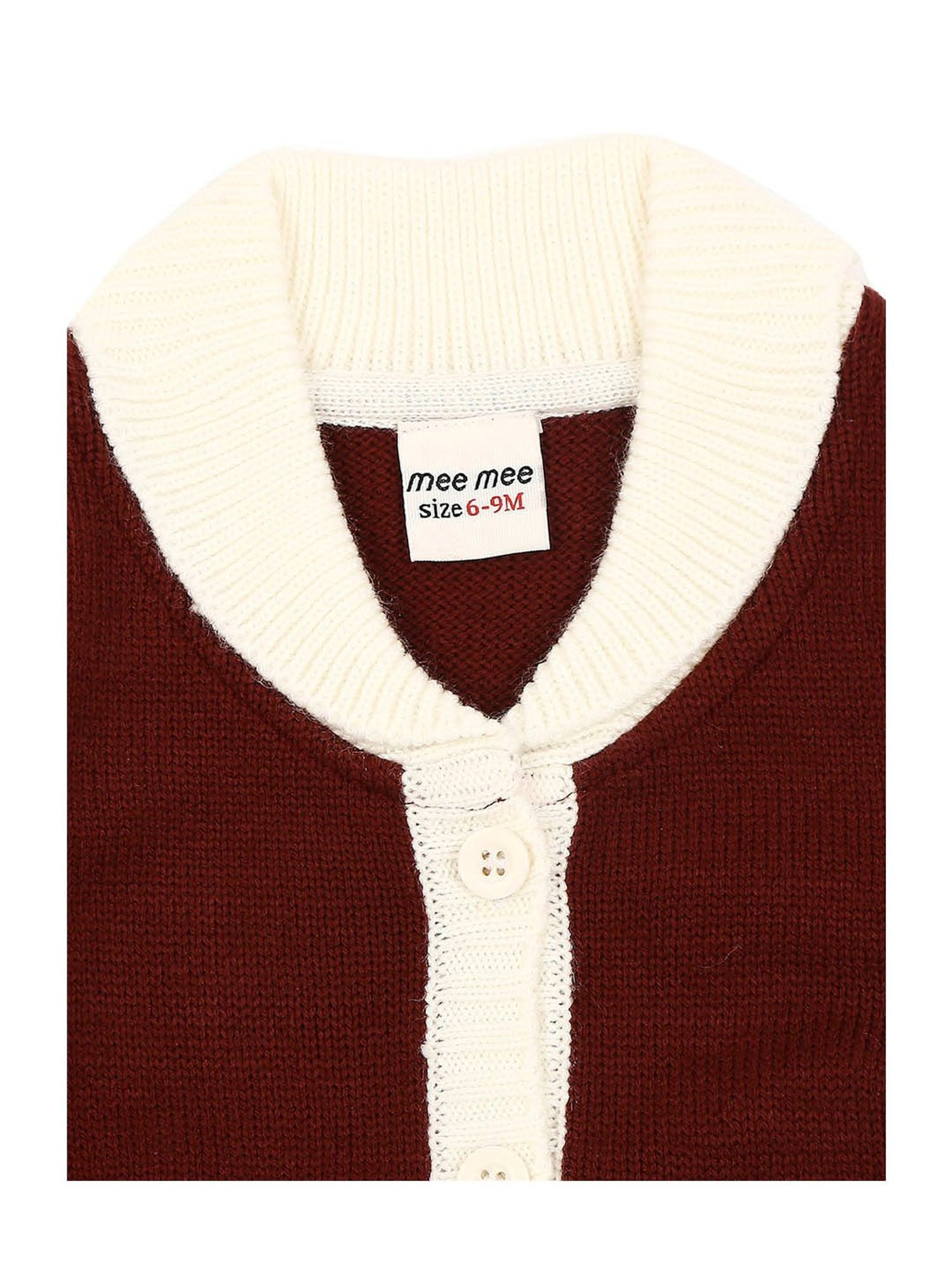 MINIKLUB Girls Green Self Design Full Sleeves Sweater