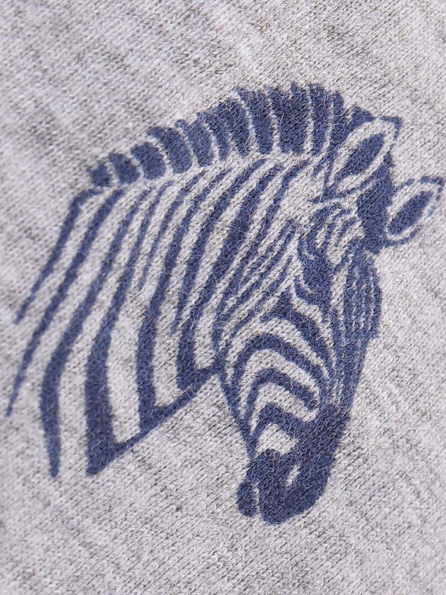 Nite Flite Boys Grey Cotton Printed Full Sleeves Shirt Set