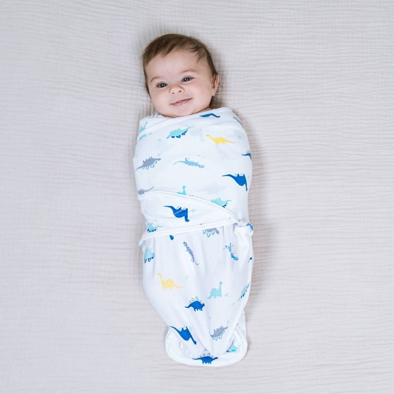 Aden + Anais essentials Wrap Swaddle Blanket - Dino-Rama S 2pk