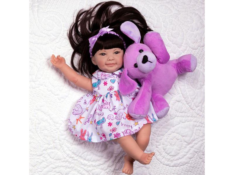 Paradise Galleries Reborn Toddler Doll - Children's Day, Full Vinyl Limbs, 16 inches, GentleTouch Vinyl, Weighted Body, 5-Piece Doll Reborn Doll Set