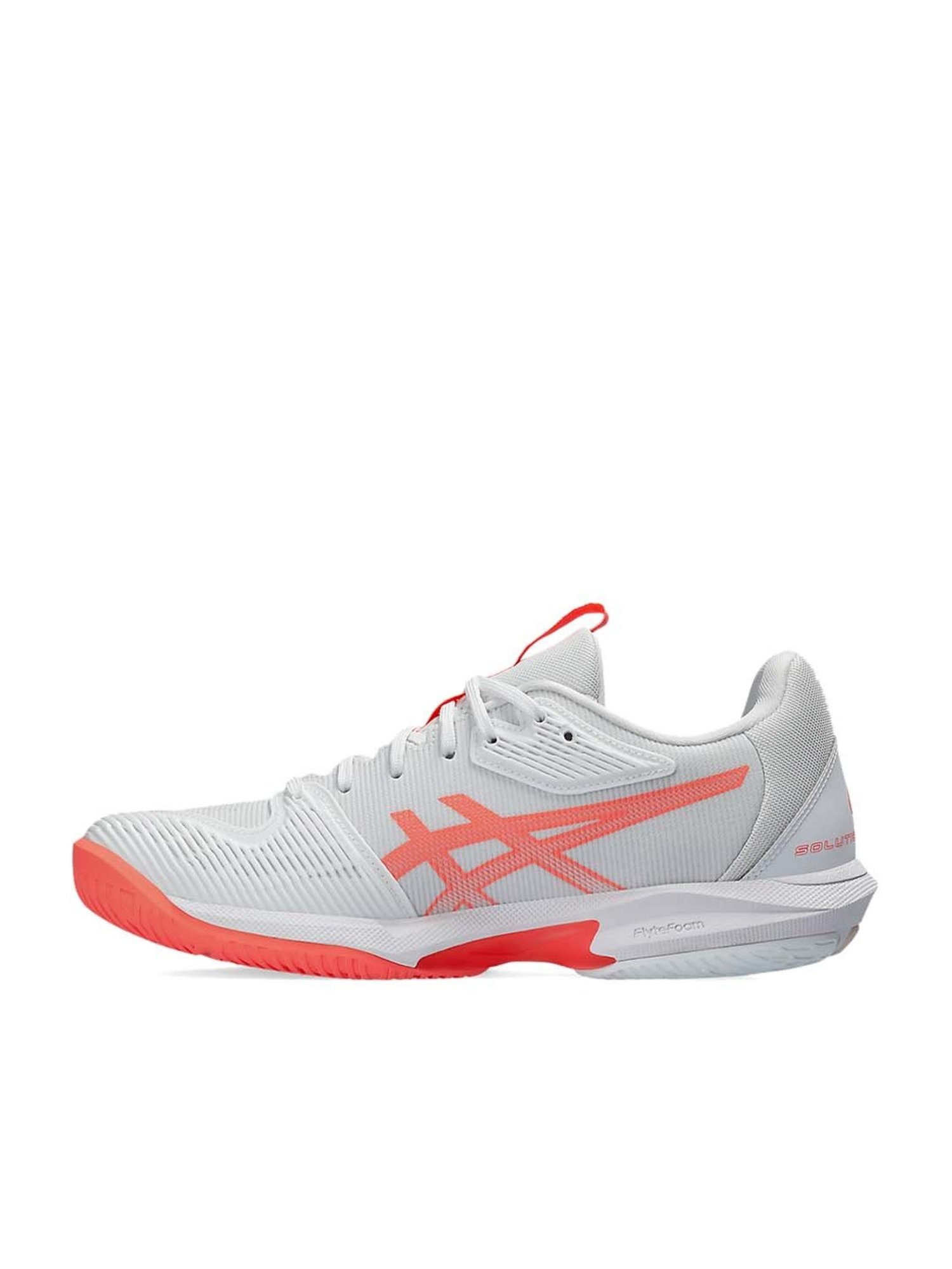 Asics Women's Solution Speed FF 3 White Tennis Shoes