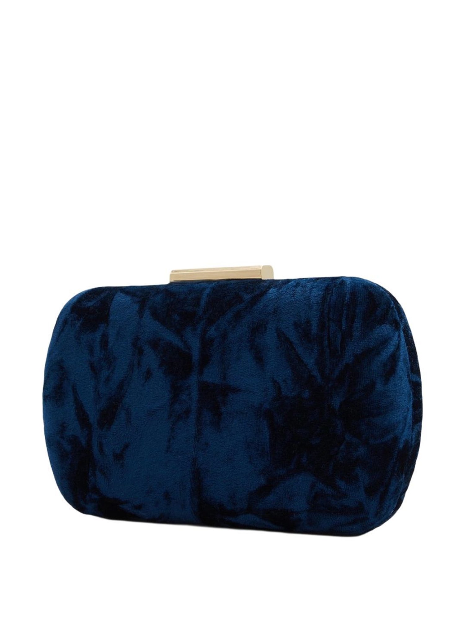 Call It SpringNavy Fabric Box Clutch