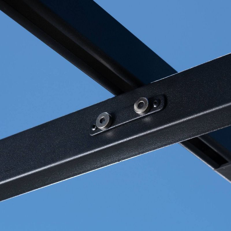 8.5' Elysium Attached Louvered Pergola - Vita