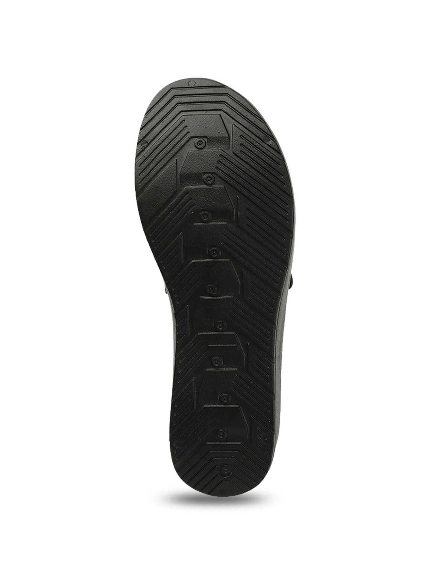 Iconics Women's Black Thong Wedges