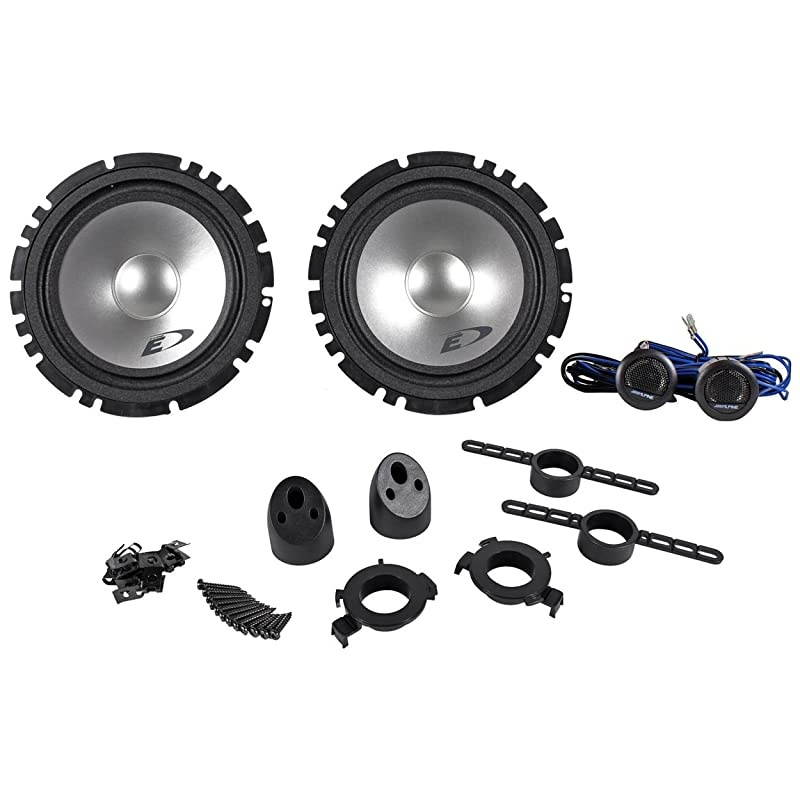 Two Pairs of  SXE-1750S Type-E 6.5" Component Speakers