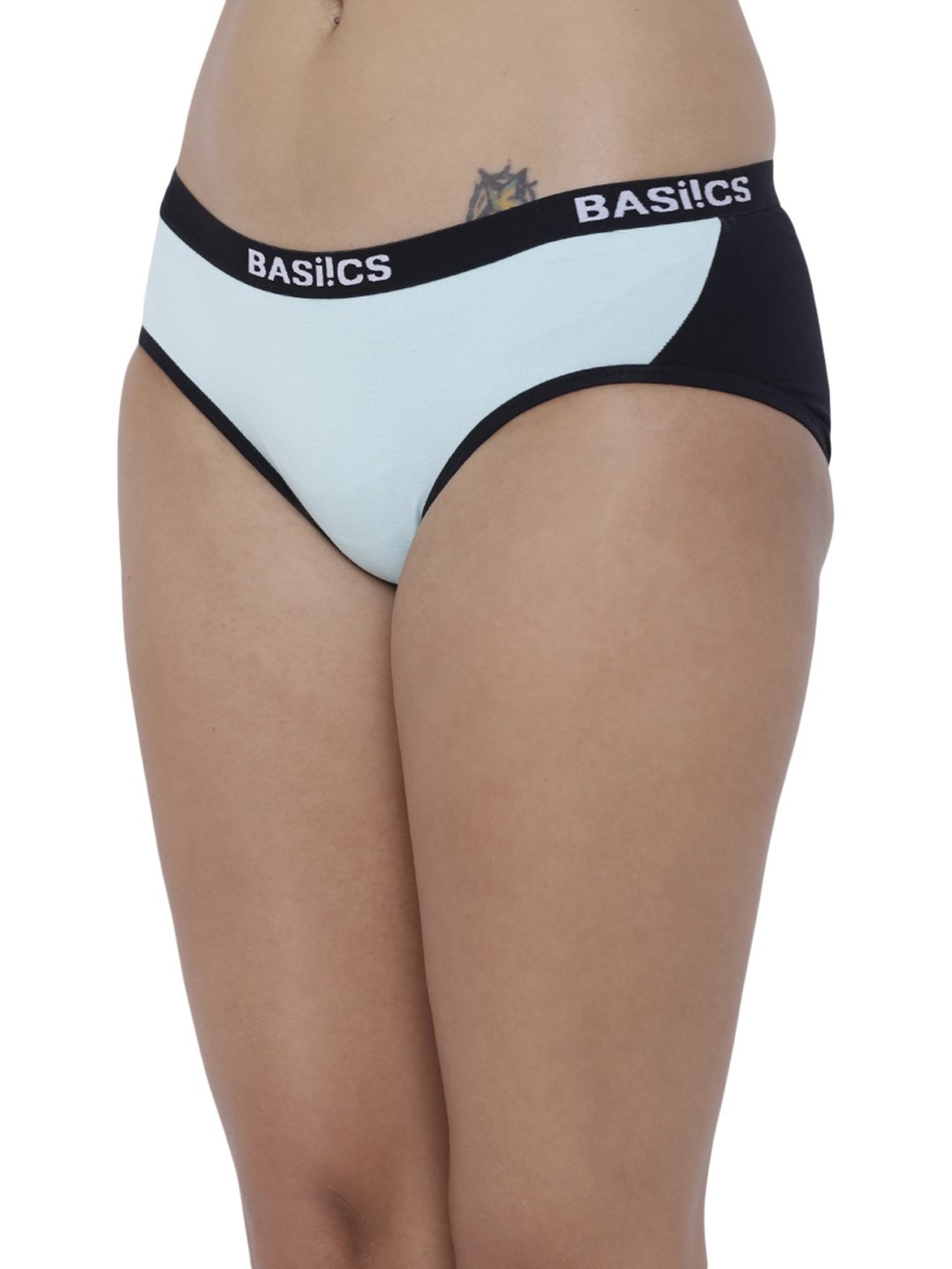 BASIICS by La Intimo Steel Grey Hipster Panty