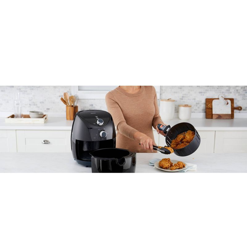 Oster Titanium-Infused DuraCeramic 3.3qt Air Fryer - Black