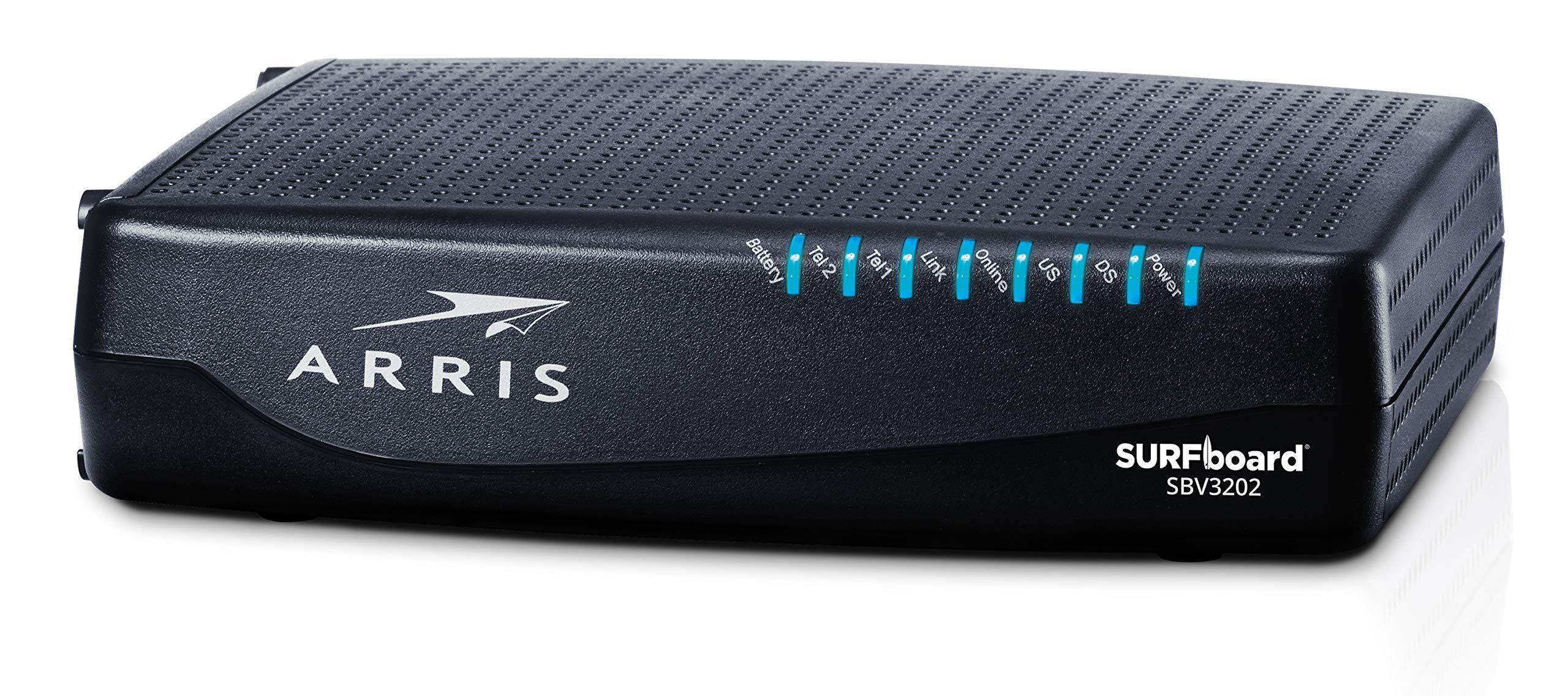 ARRIS Surfboard (32x8) Docsis 3.0 Cable Modem for Xfinity Internet & Voice (Model SBV3202)