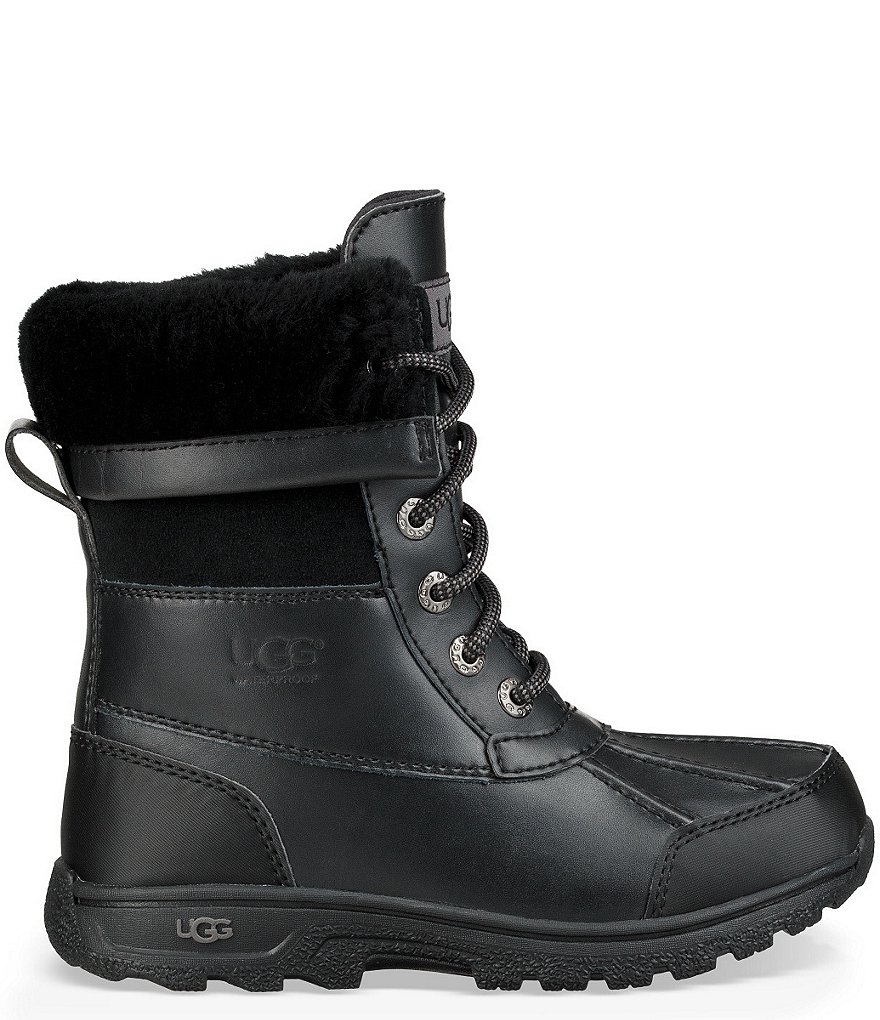 UGG&reg; Kids' Butte II Waterproof and Leather Winter Boots (Youth)