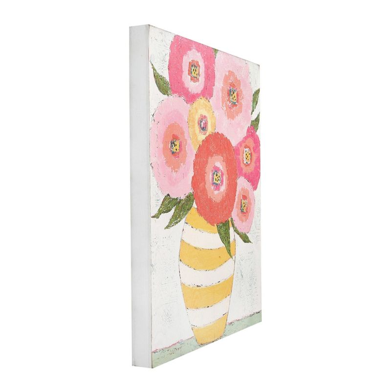 21" x 21" Weaving I by Mike Schick Framed Wall Art Print - Amanti Art