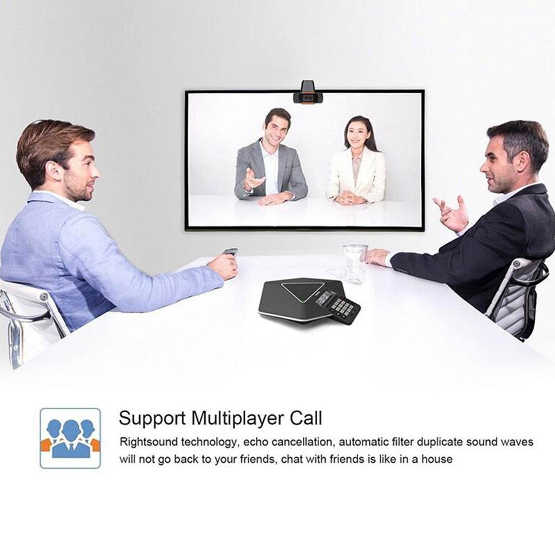 HXSJ A870 480P Pixels HD 360 Degree WebCam USB 2.0 PC Camera with Microphone for Skype Computer PC